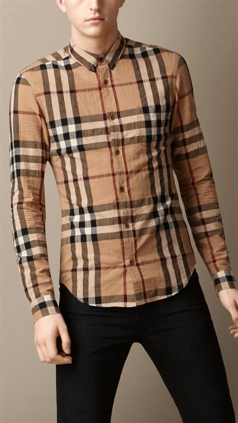 burberry dotted linen shirt|Burberry tee shirts men.